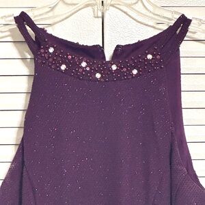 Nightway, Size10, halter neckline, flared silhouette, evening gown, formal wear